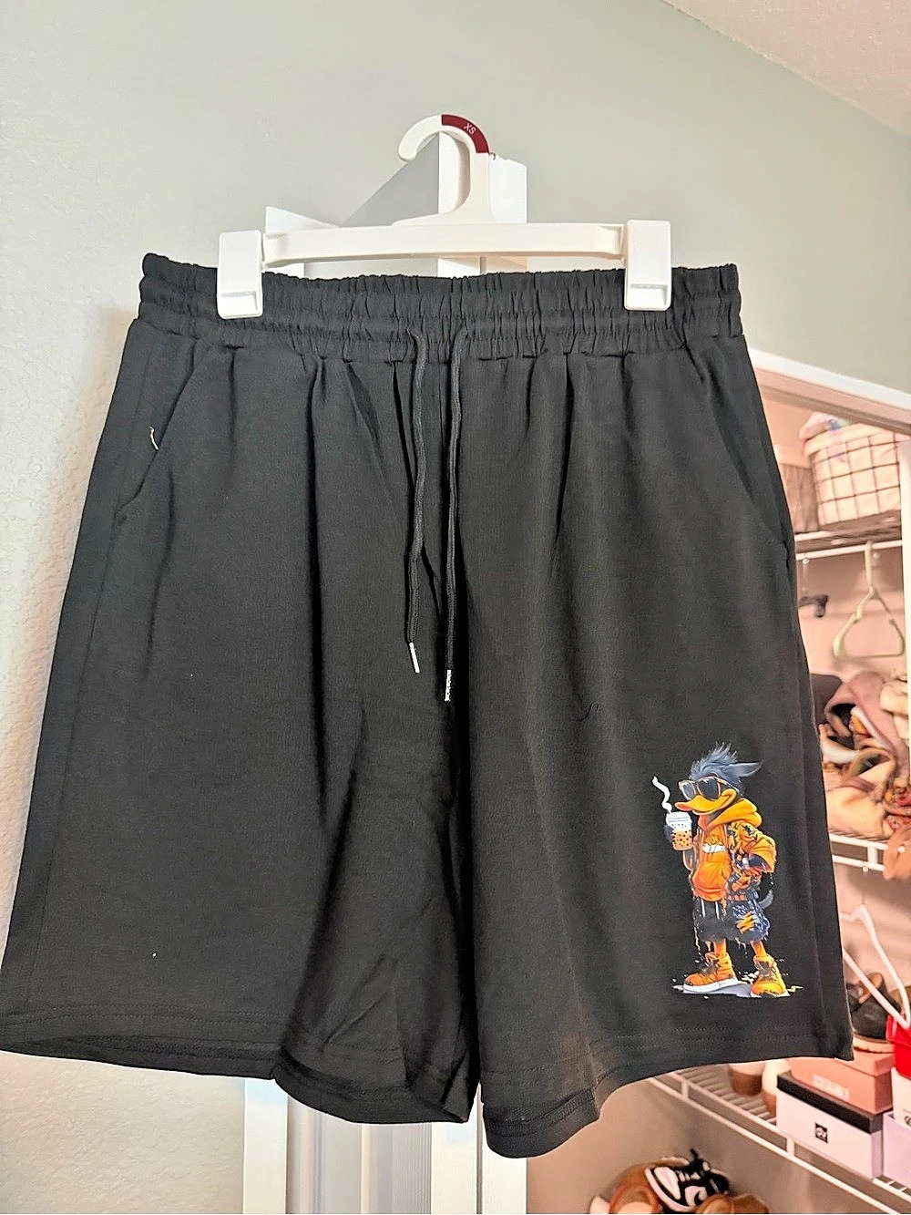 Men's Black Athletic Shorts